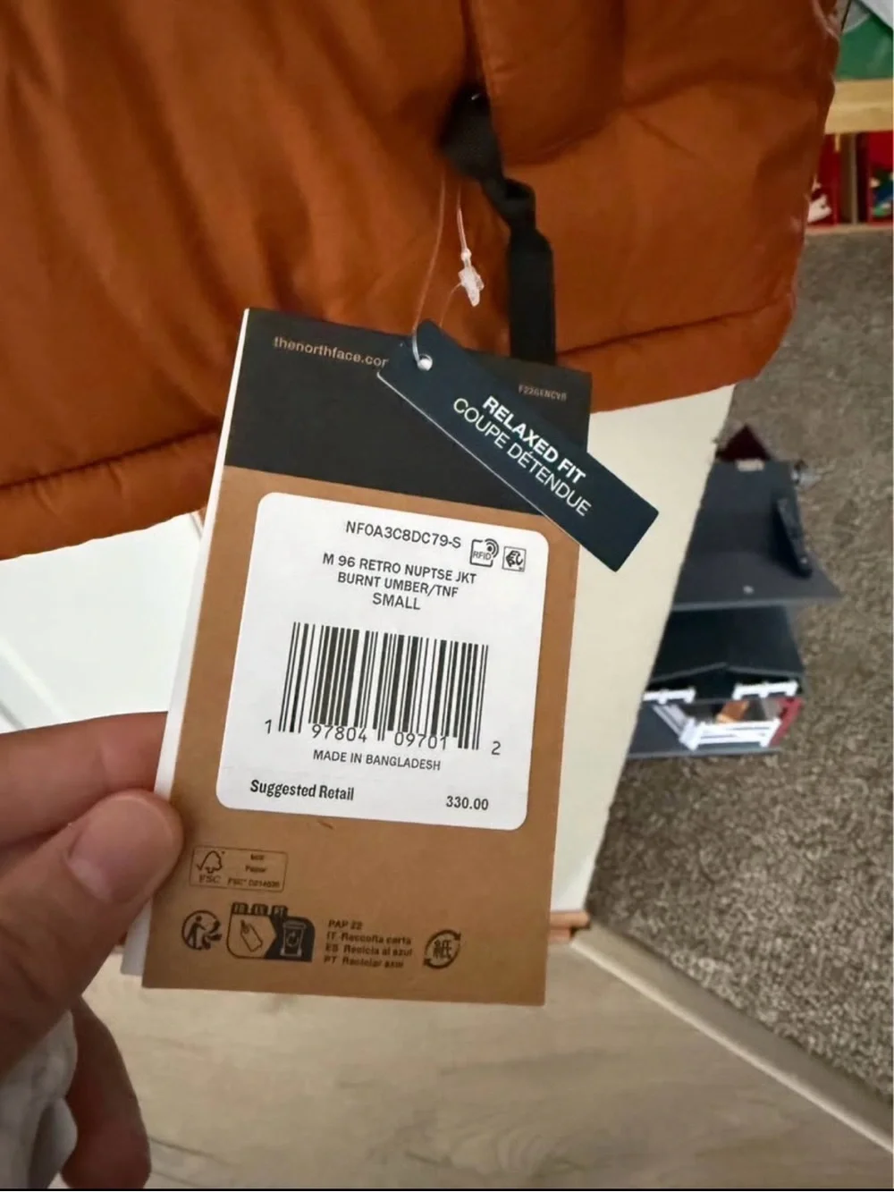 The North Face Men’s Retro Nuptse Puffer Coat